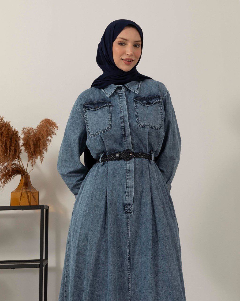 Denim Grace Maxi Dress